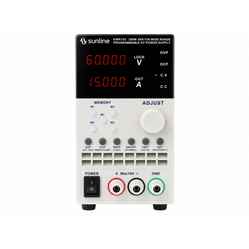 KWR103 0-60V 0-15A PROGRAMLANABİLİR DC GÜÇ KAYNAĞI (USB + LAN)