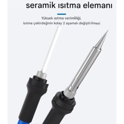 969D Isı Ayarlı Havya İstasyonu